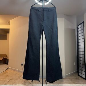 Balenciaga Black Flared Dress Pants